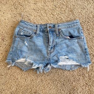 denim shorts